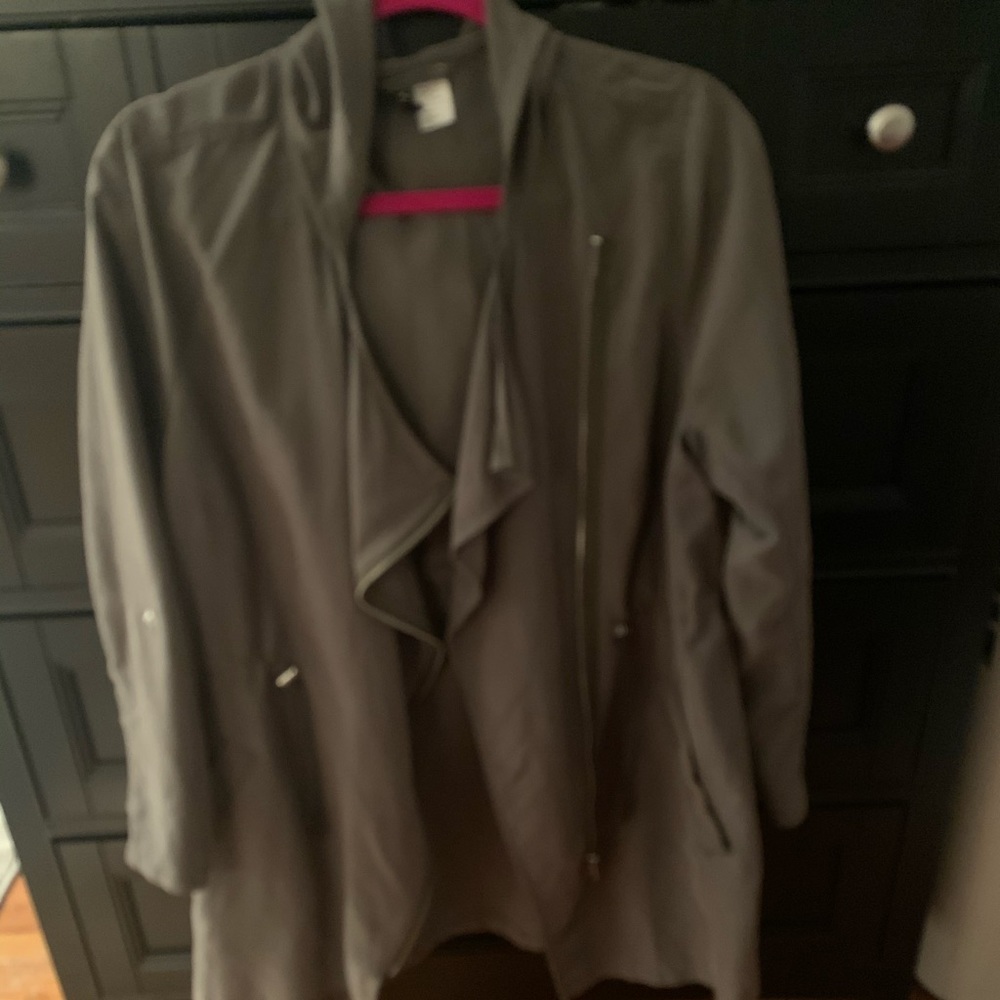 H&M asymmetrical utility jacket.
